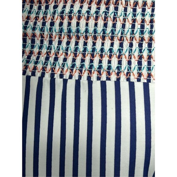 Cabana Life NWT St. Bart's Coveluxe Smocked Striped Dress Beachwear Small - Picture 6 of 8